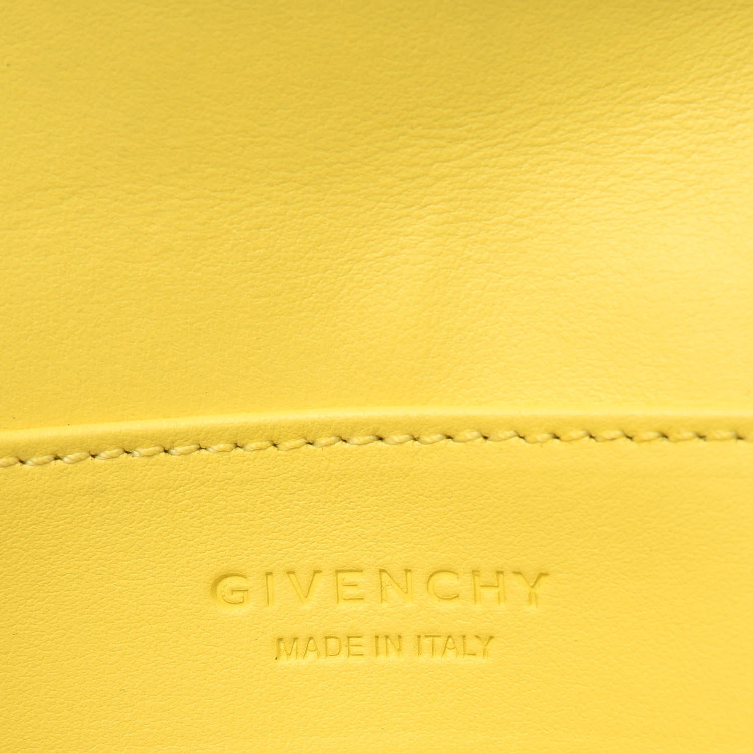 Givenchy Calfskin Duetto Crossbody Bag Yellow 6 of 17