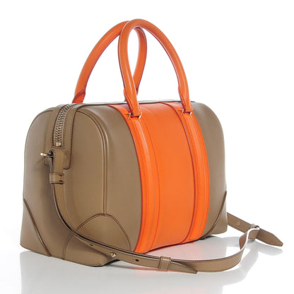 Givenchy Matte Calfskin Medium Bi-Color Lucrezia Beige Orange 3 of 10