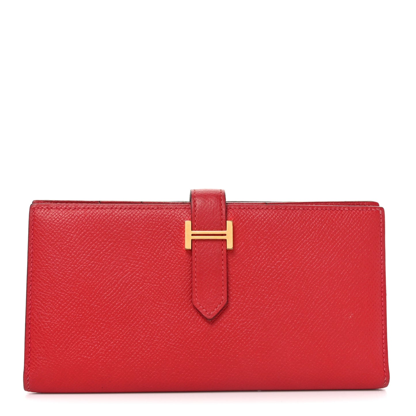 Epsom Bearn Gusset Wallet Rouge Casaque