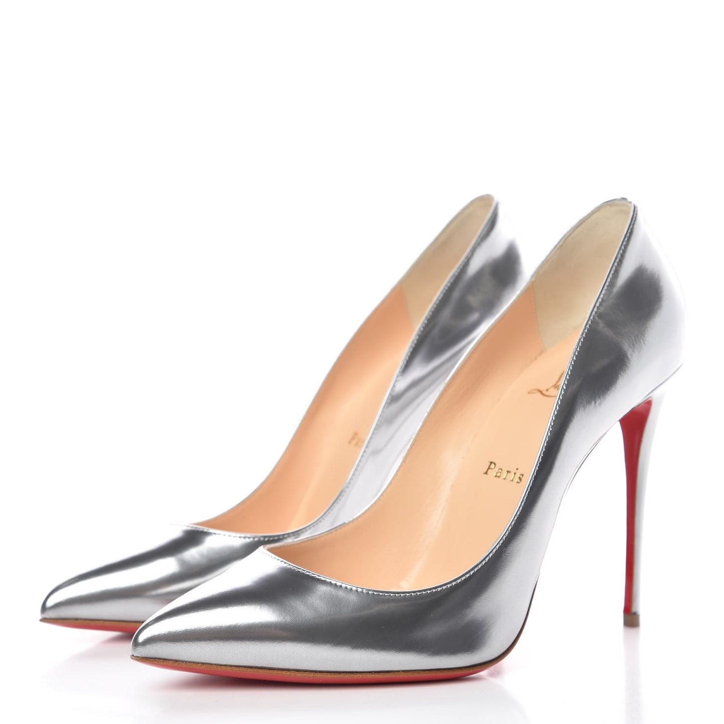 Pigalle Follies 100 Pumps 40.5 Antispecchio Silver