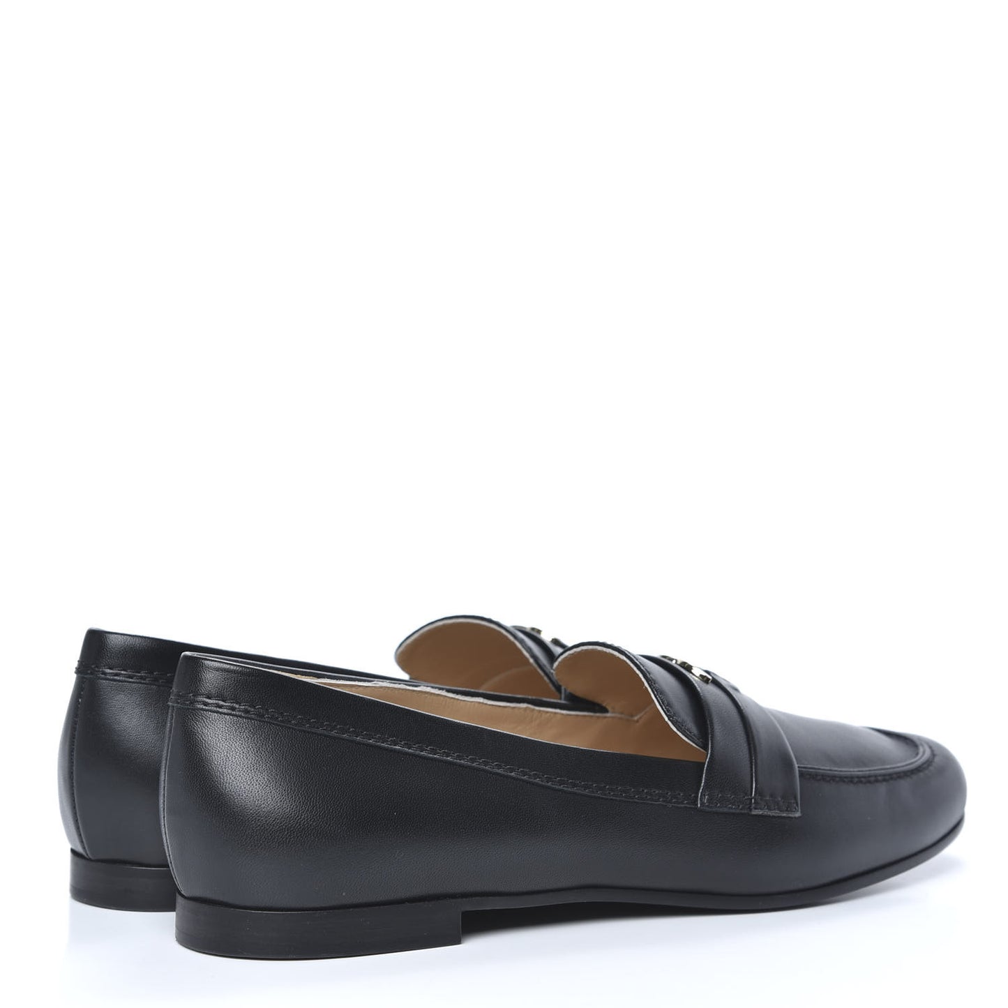 Lambskin CC Loafers 39 Black
