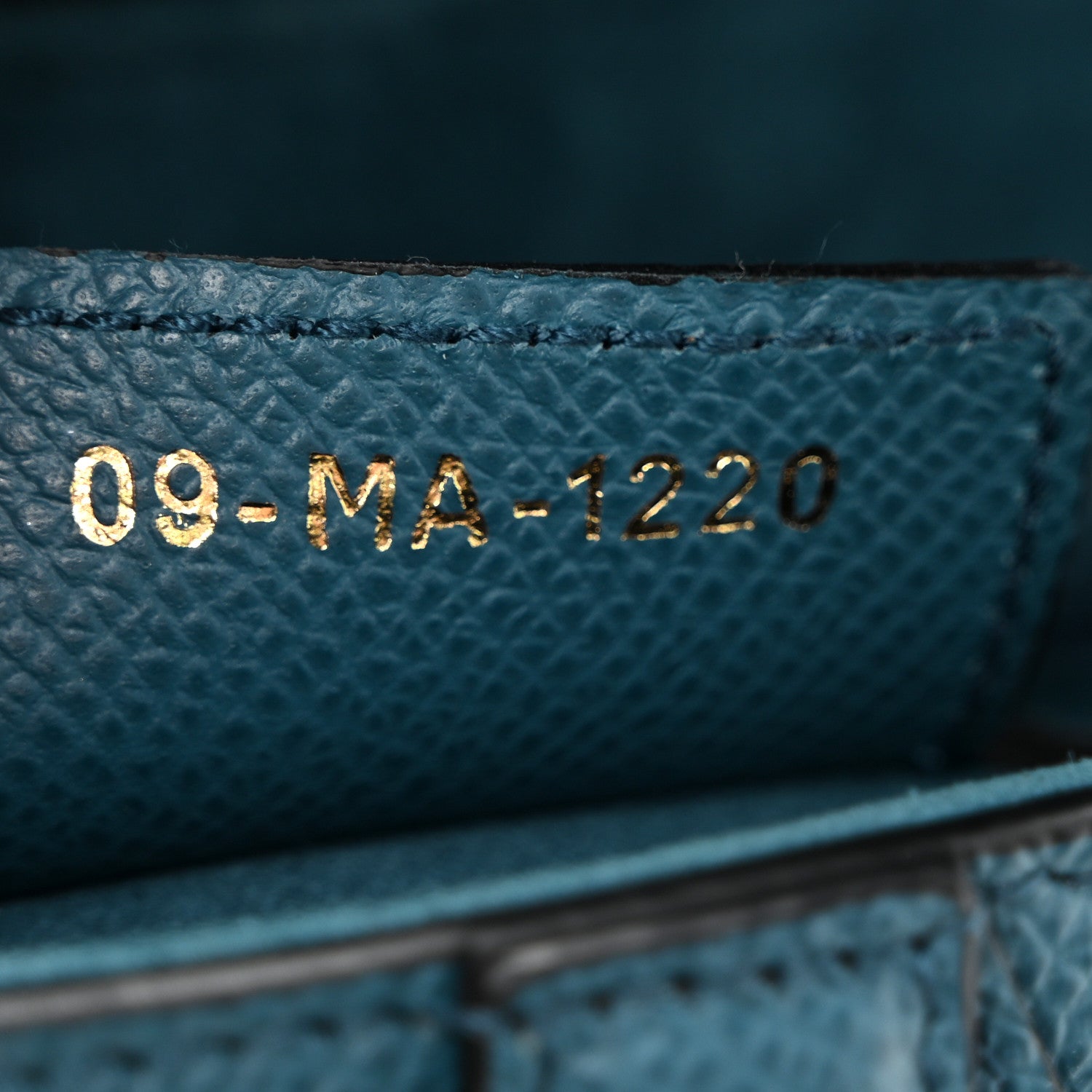 Christian Dior Grained Calfskin Saddle Bag Steel Blue 7 of 10