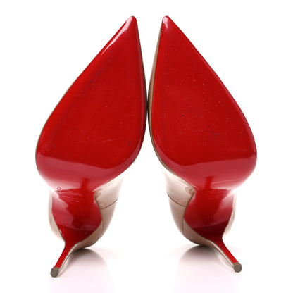 Christian Louboutin Patent So Kate 120 Pumps 37.5 Nude 7 of 11