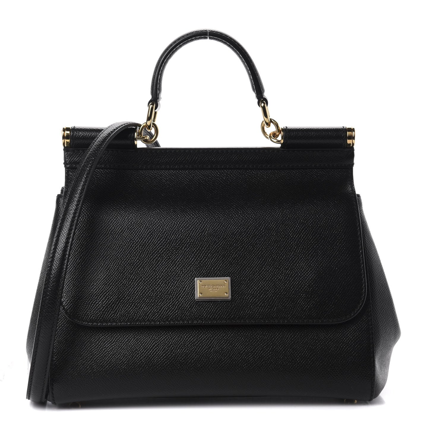 Dauphine Medium Miss Sicily Satchel Black