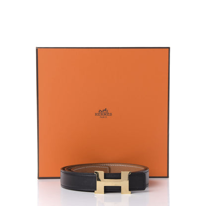 Hermes Swift Epsom 24mm Constance H Belt 80 Gold Black 8 of 8