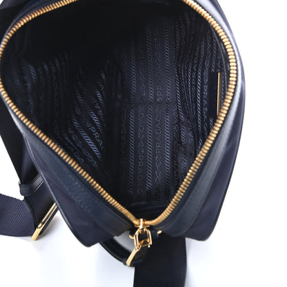 Prada Tessuto Nylon Soft Calf Camera Bag Baltico 5 of 11