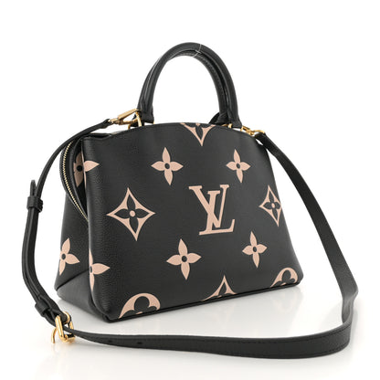 Louis Vuitton Empreinte Monogram Giant Petit Palais Black Beige 3 of 11