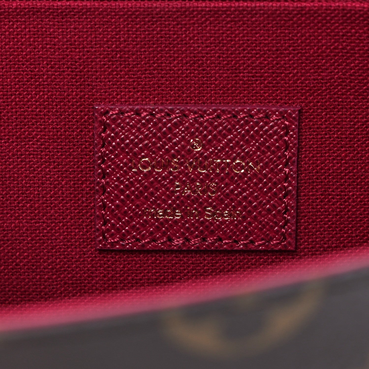 Louis Vuitton Monogram Pochette Felicie Chain Wallet Fuchsia 7 of 10