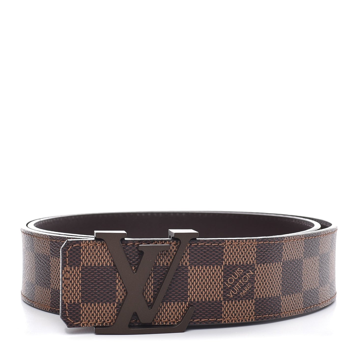 Damier Ebene 40mm LV Initiales Belt 90 36