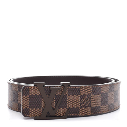 Louis Vuitton Damier Ebene 40mm LV Initiales Belt 90 36 1 of 9