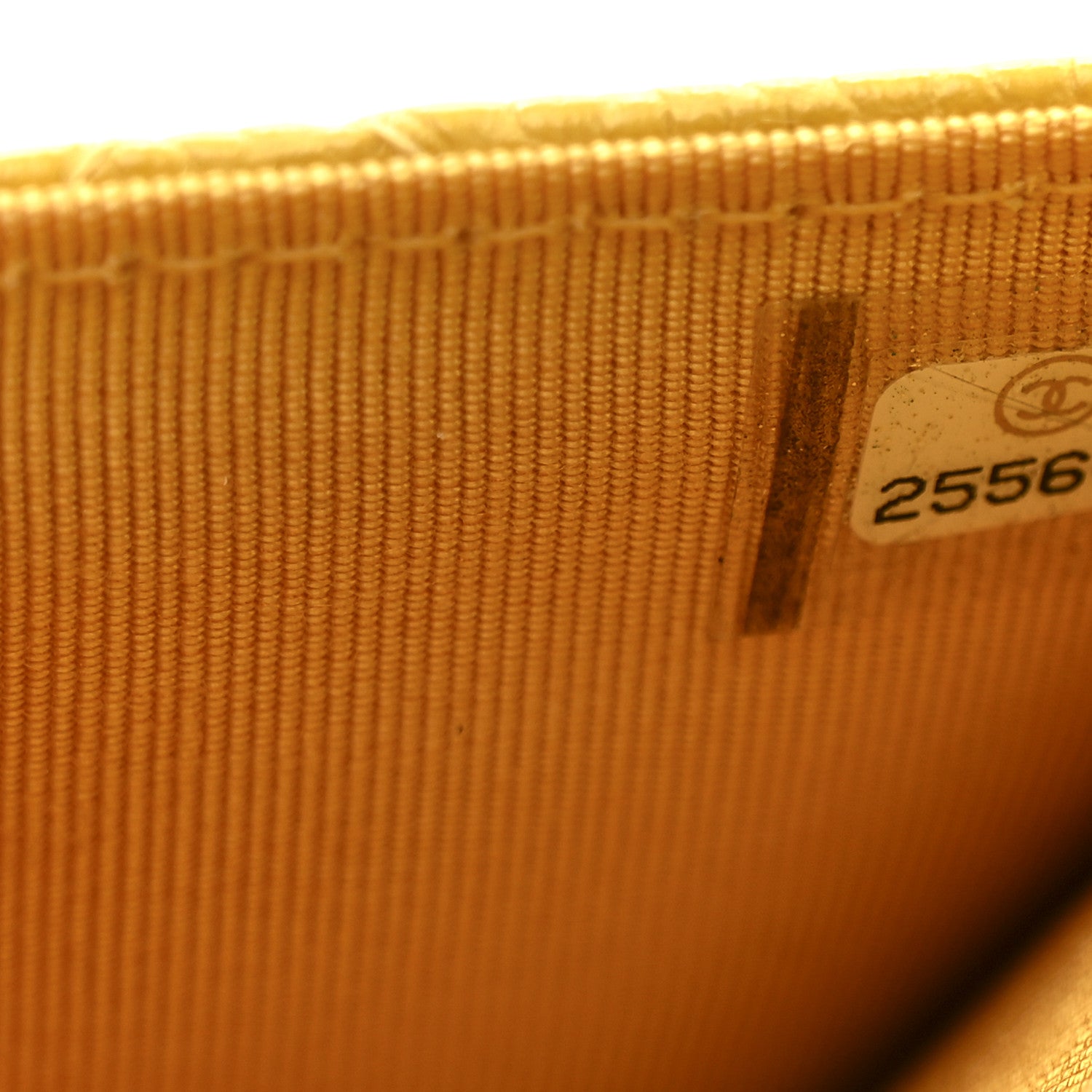 Chanel Caviar Quilted Flap Card Holder Wallet Yellow 8 of 9