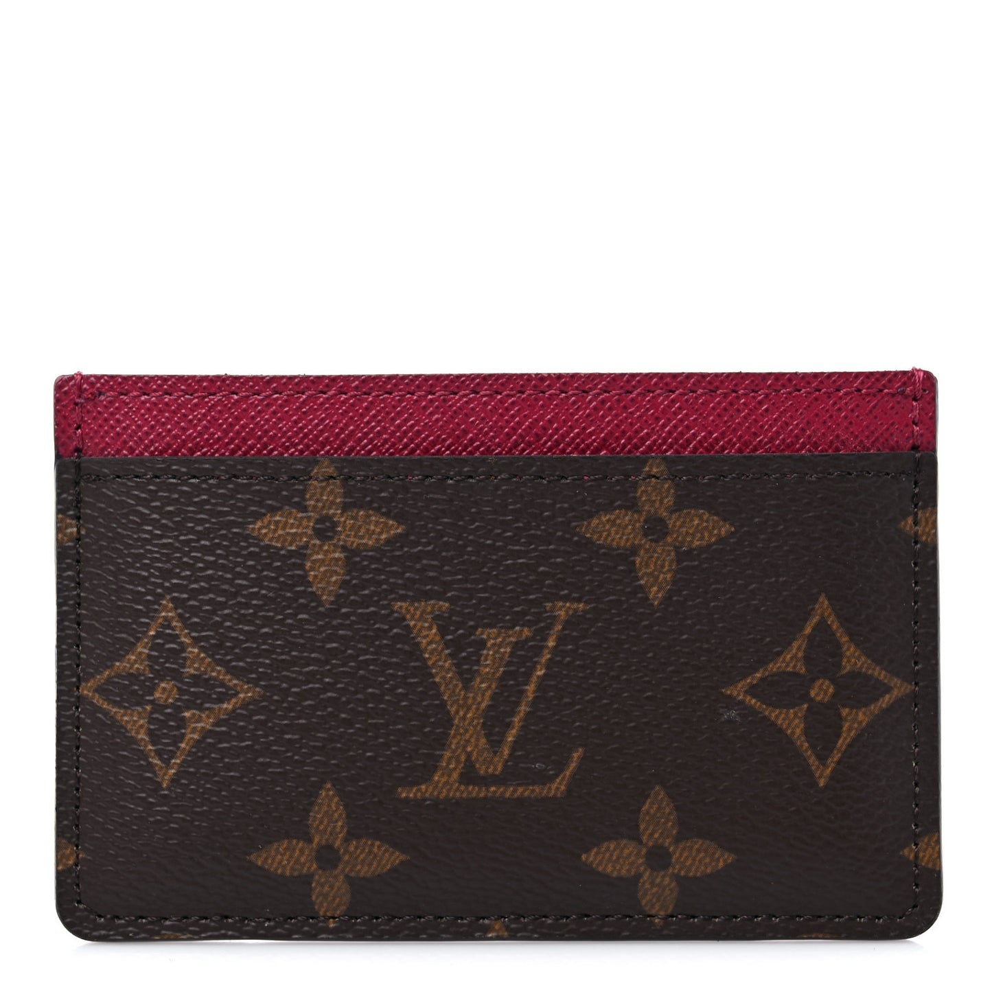 Monogram Card Holder Fuschia