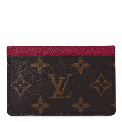 Louis Vuitton Monogram Card Holder Fuschia 1 of 10