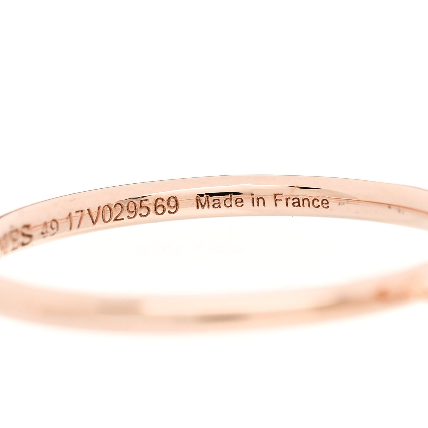 18K Rose Gold Diamond Gambade Ring 49 5