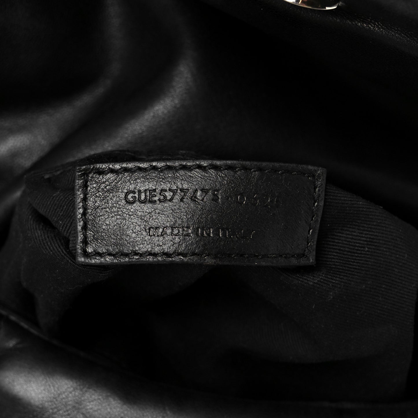Lambskin Quilted Medium Loulou Puffer Monogram Chain Satchel Black