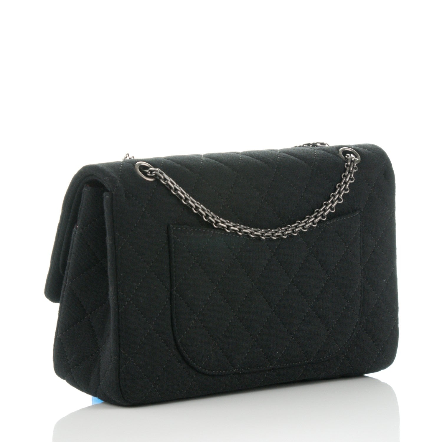 Chanel Jersey Quilted 2.55 Reissue 227 Flap Black 3 of 9