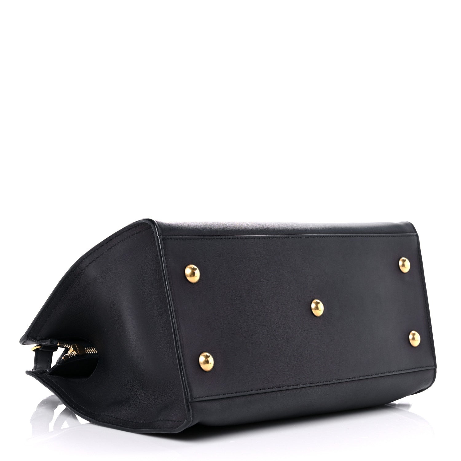 Saint Laurent Calfskin Small Classic Y Cabas Navy Blue 3 of 20