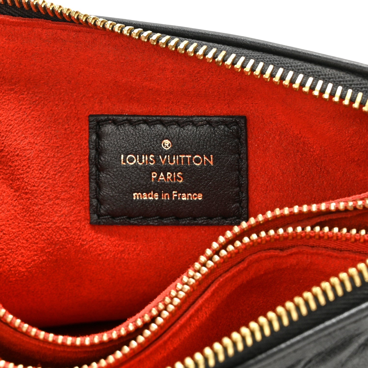 Louis Vuitton Lambskin Embossed Monogram Coussin BB Black 8 of 11