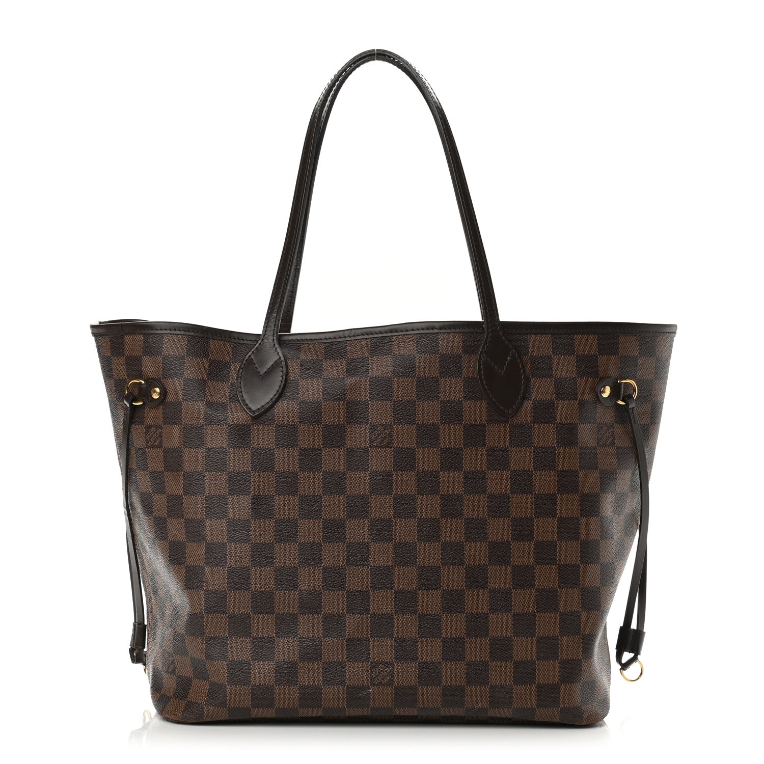 Louis Vuitton Damier Ebene Neo Neverfull MM Rose Ballerine 1 of 13