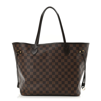 Louis Vuitton Damier Ebene Neo Neverfull MM Rose Ballerine 1 of 13