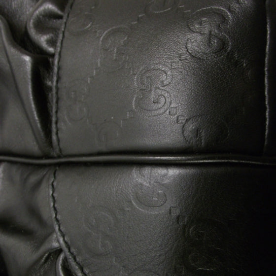 Gucci Leather Full Moon Tote Black 10 of 10