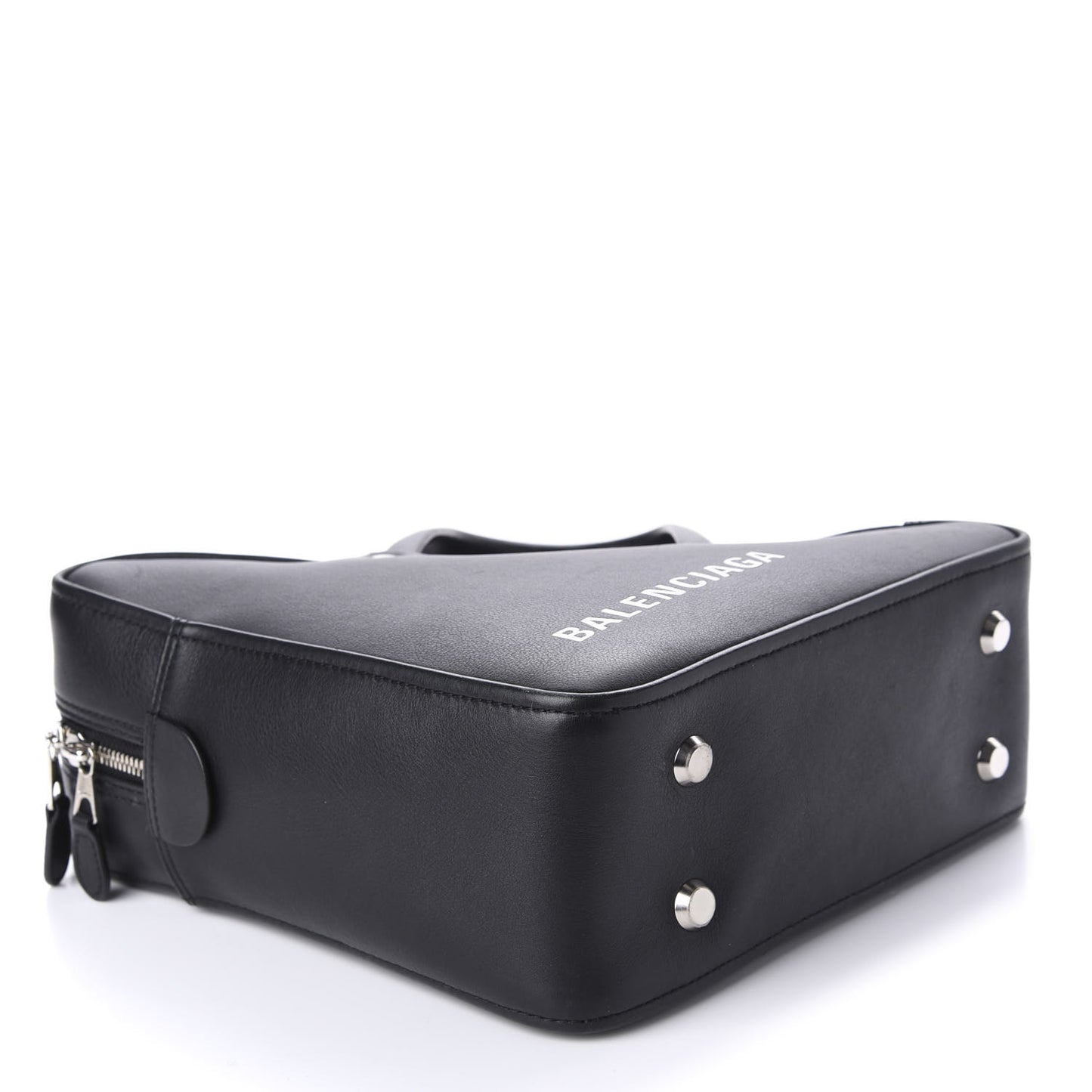 Calfskin S Triangle Duffle Black