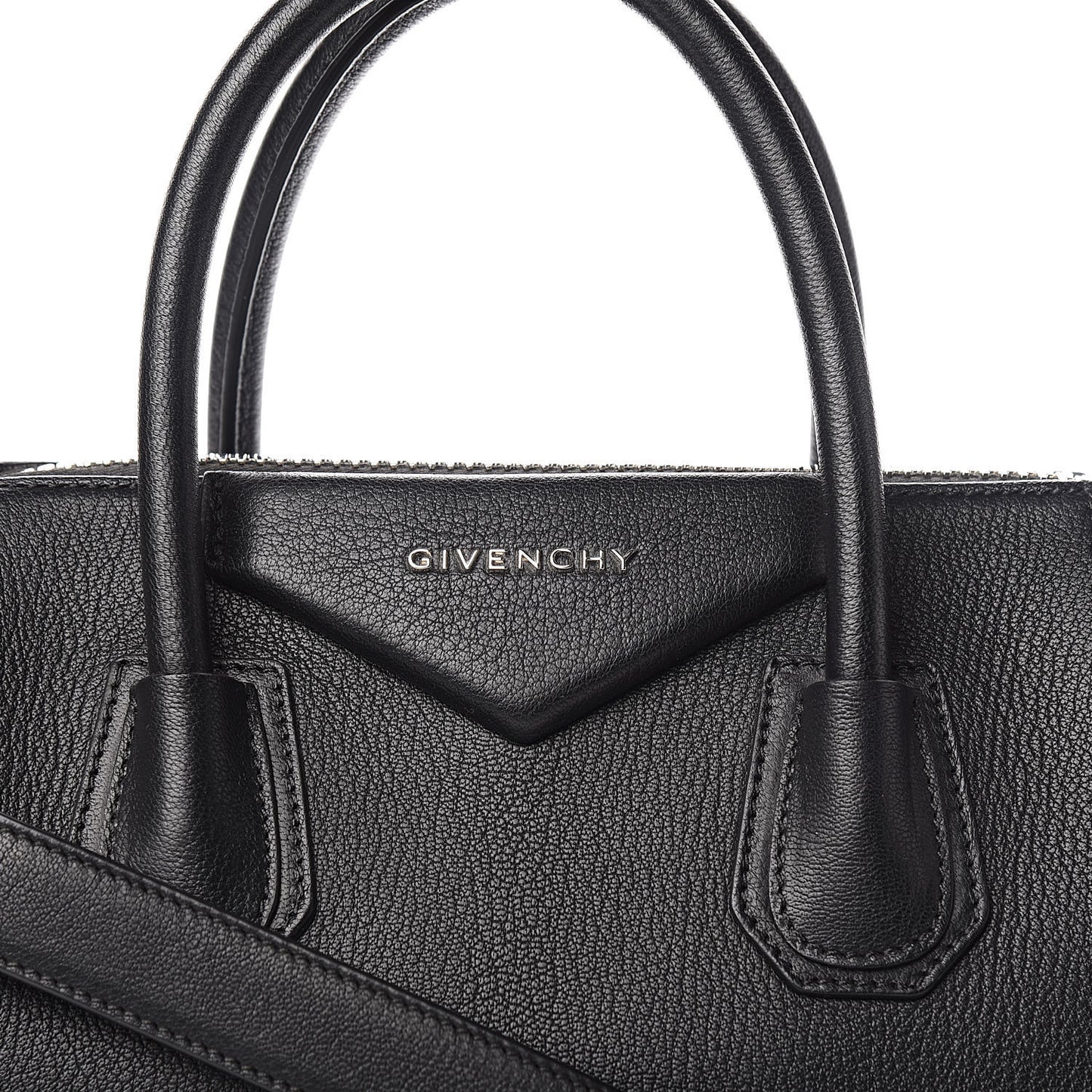 Sugar Goatskin Small Antigona Black