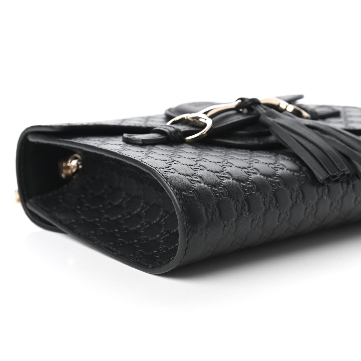 Microguccissima Mini Emily Shoulder Bag Black
