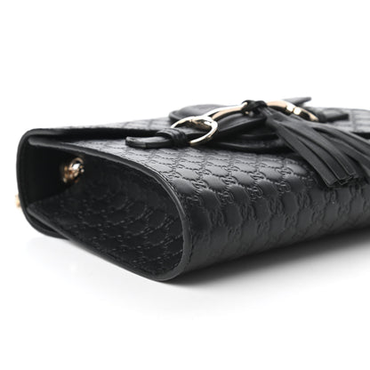 Gucci Microguccissima Mini Emily Shoulder Bag Black 6 of 10