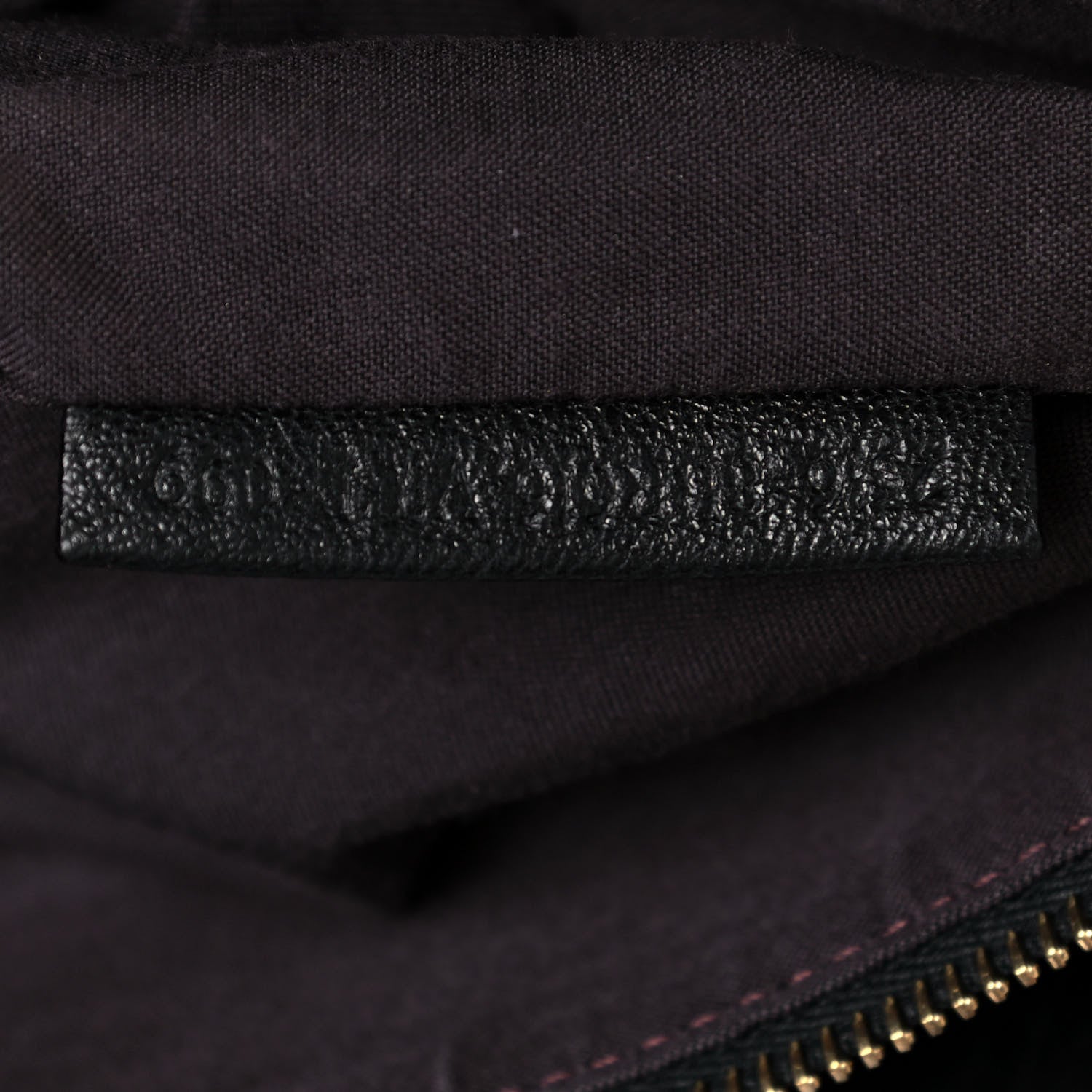 Fendi Crinkled Lambskin Mia Tote Black 7 of 15