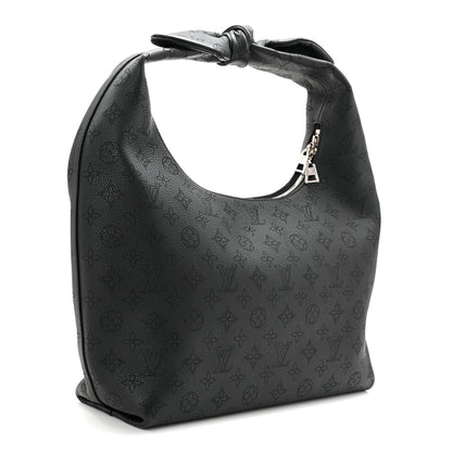 Louis Vuitton Mahina Why Knot MM Black 3 of 9