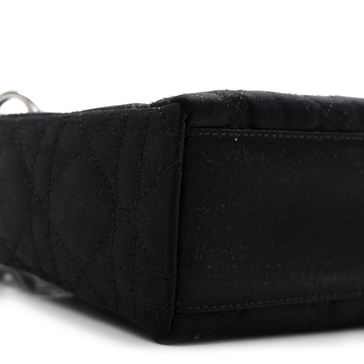 Christian Dior Satin Cannage Mini Lady Dior Black 9 of 13