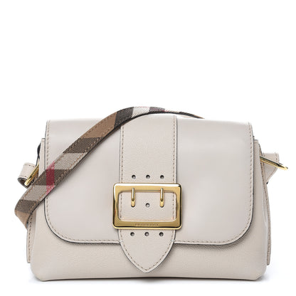 Burberry Soft Grain Calfskin Small Medley Crossbody Limestone 1 of 10