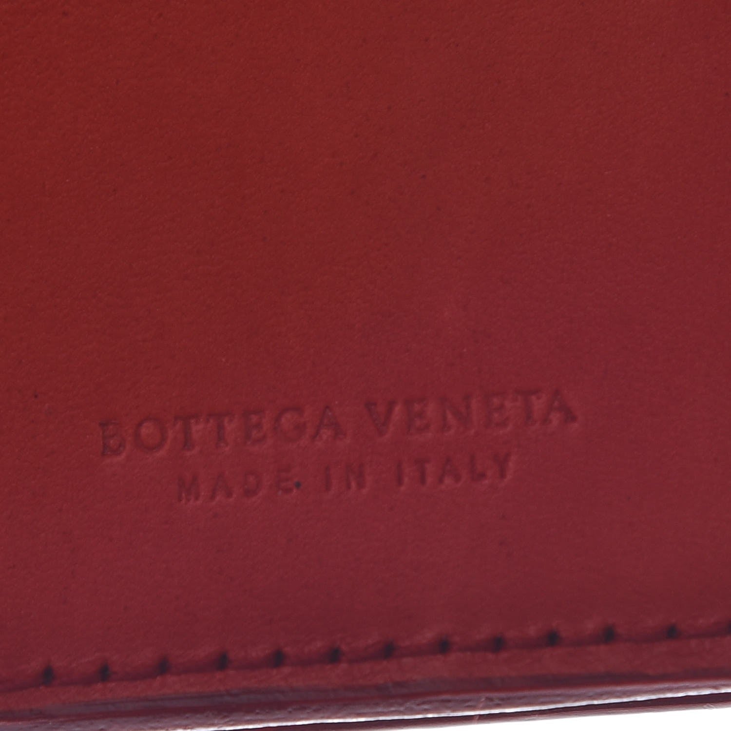 Bottega Veneta Metallic Nappa Intrecciato Continental Wallet Red 9 of 10