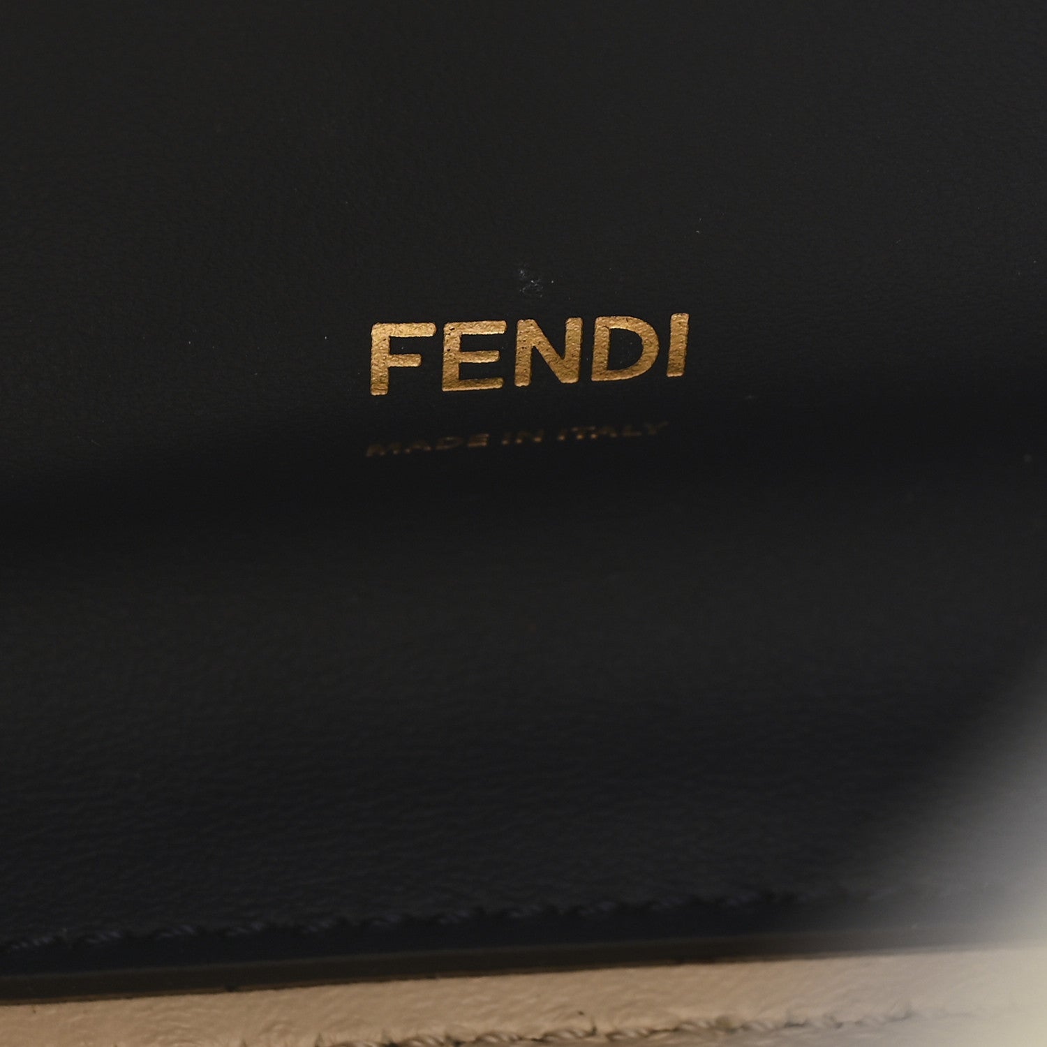 Fendi Vitello Seta Vitello Century Medium Peekaboo X-Lite Mandorlo Blueberry 6 of 13