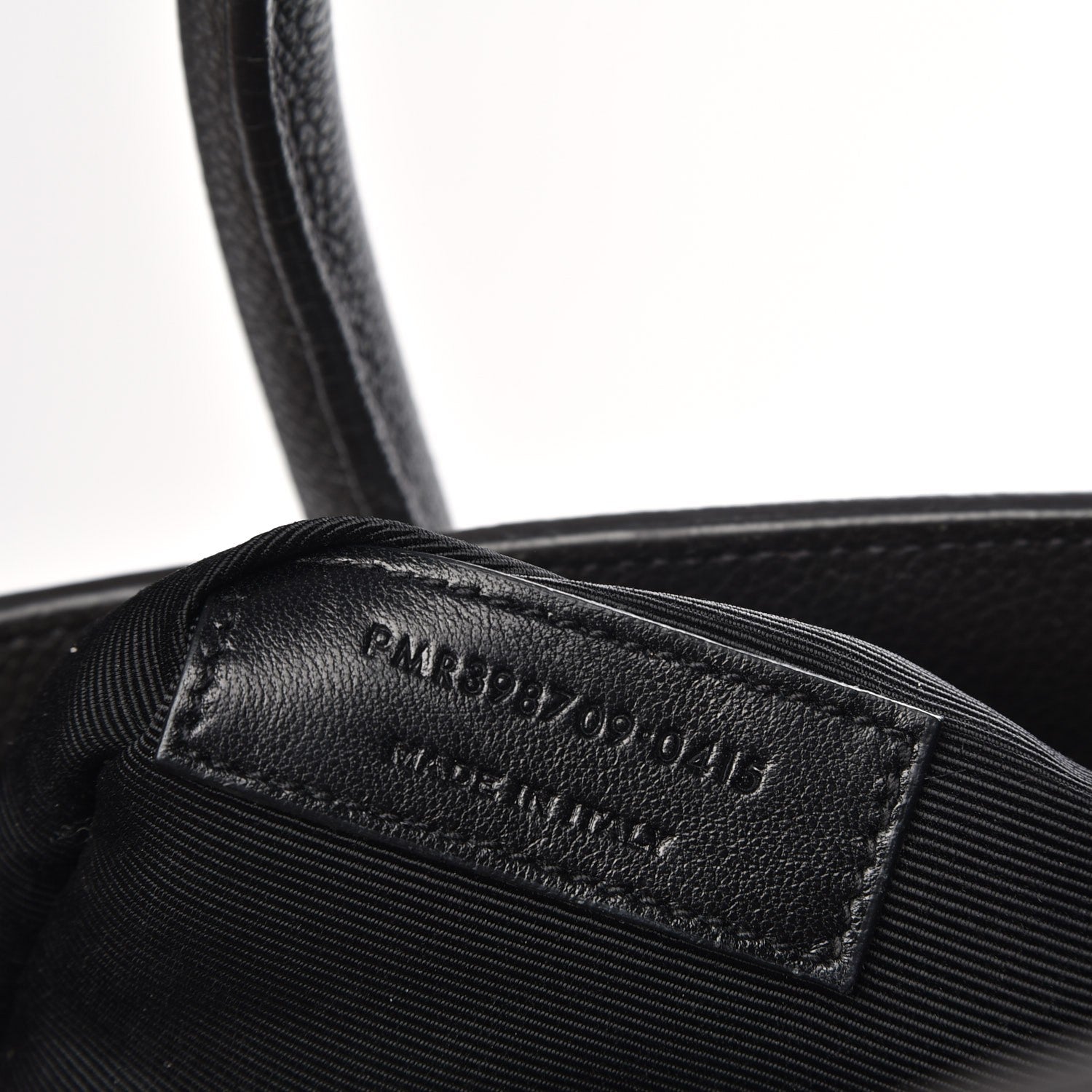 Saint Laurent Grained Calfskin Small Sac De Jour Coal 8 of 11