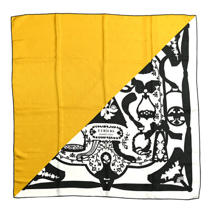 Hermes Silk Quadrige Etriers Tattoo Scarf 90 1 of 3