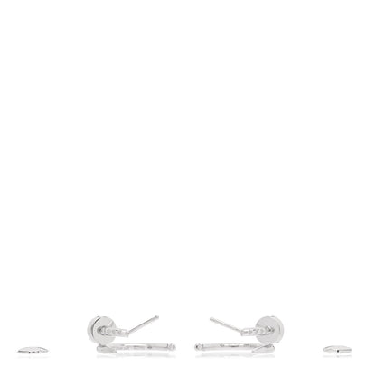 Cartier 18K White Gold Juste Un Clou Hoop Earrings 3 of 6
