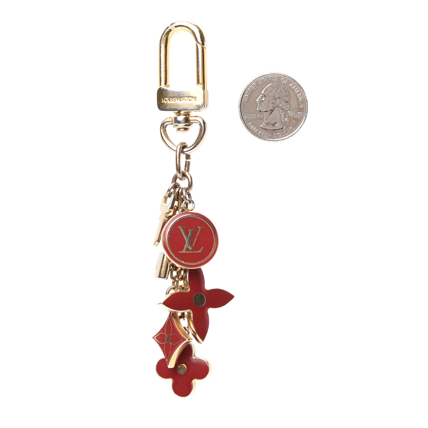 Louis Vuitton Pastilles Key Chain Bag Charm Pomme D'Amour 2 of 3