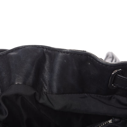 Alexander Wang Lambskin Marti Backpack Bag Washed Black Rhodium Hardware 10 of 15