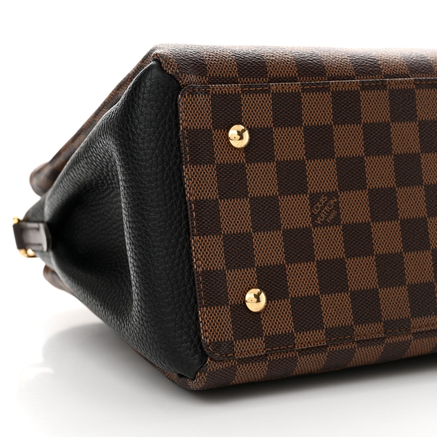 Cuir Taurillon Damier Ebene Normandy Black