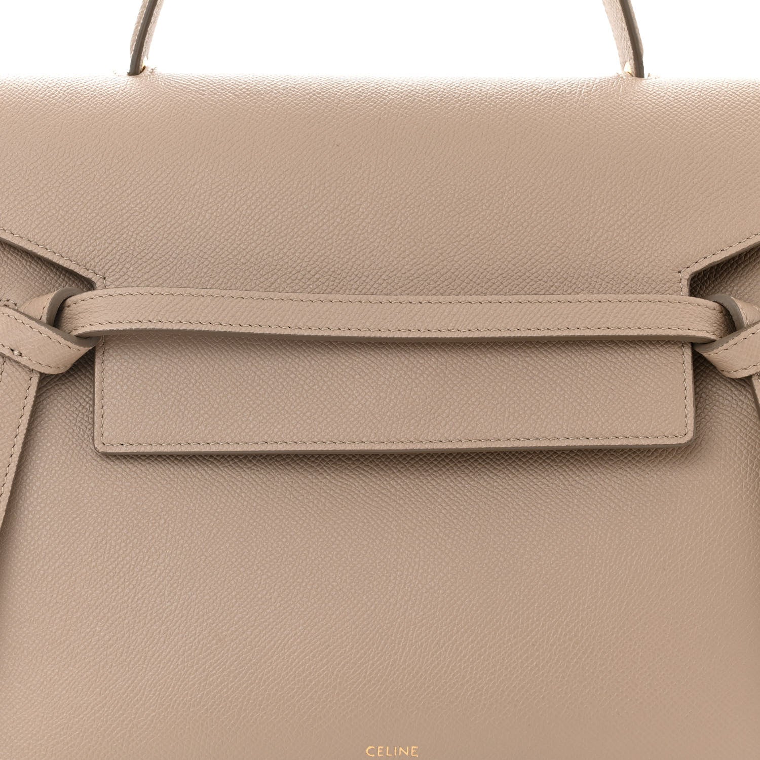 Celine Grained Calfskin Mini Belt Bag Light Taupe 9 of 11