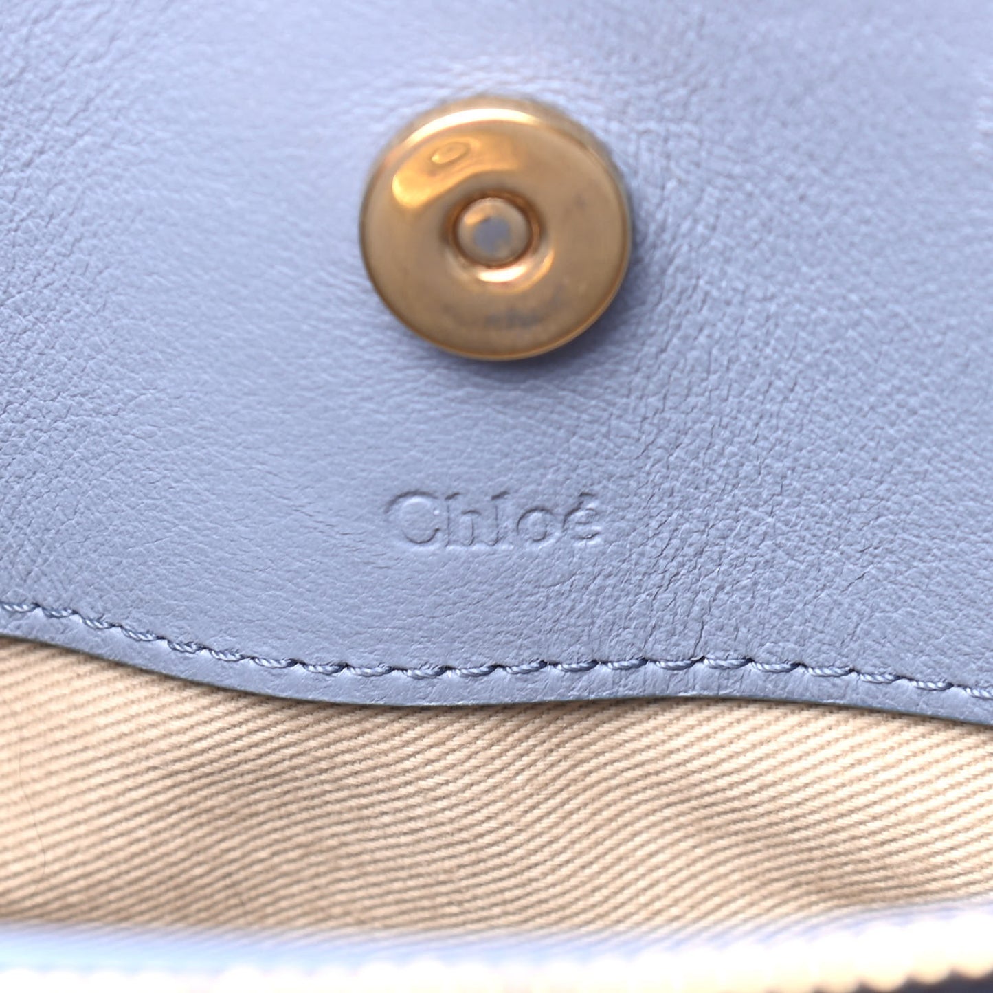 Calfskin Suede Mini Roy Bag Washed Blue