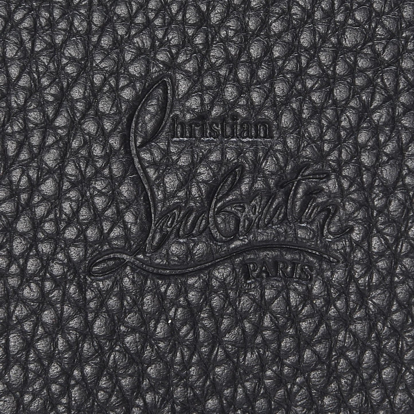 Calfskin Boudoir Chain Wallet Black