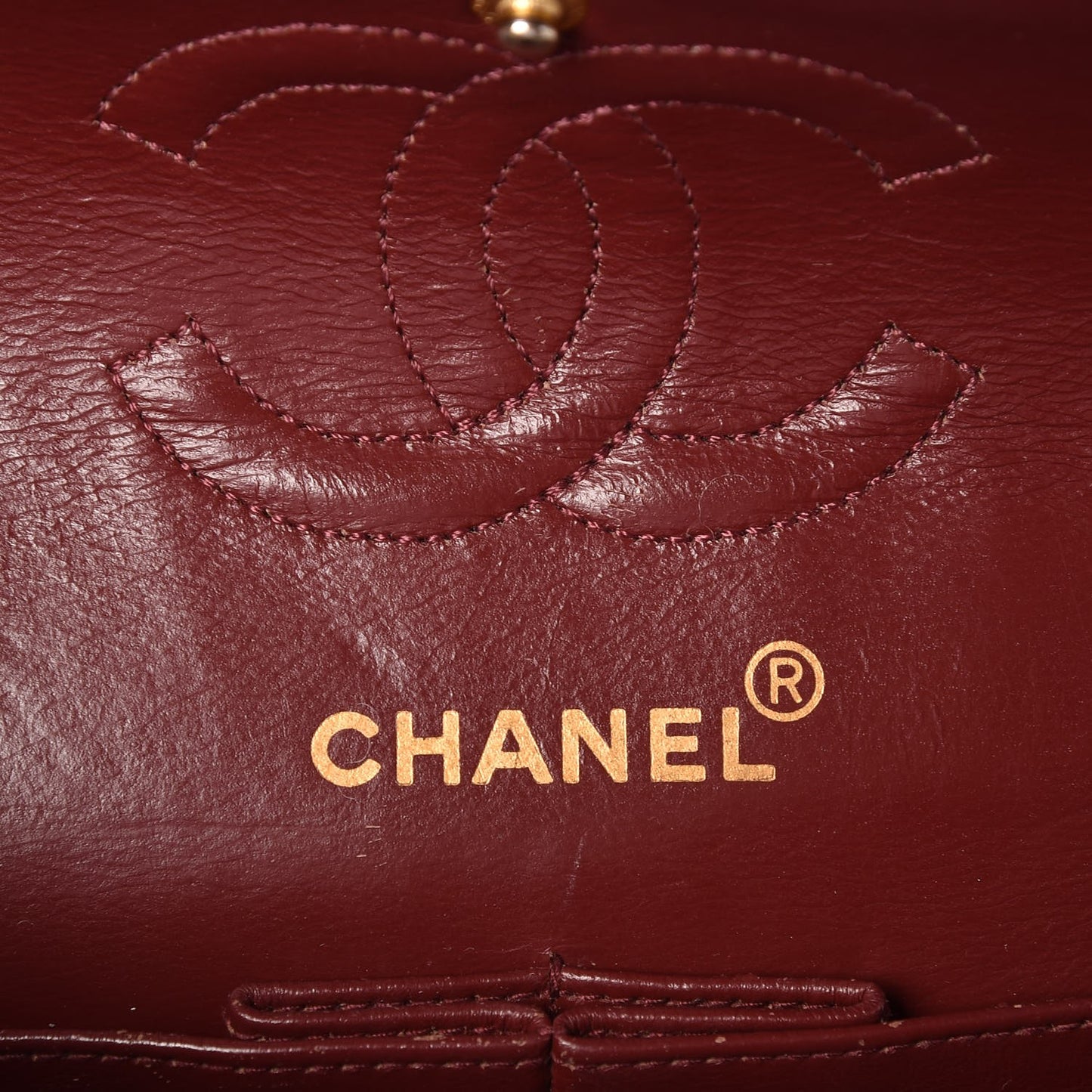 Lambskin Quilted Small Double Flap Black