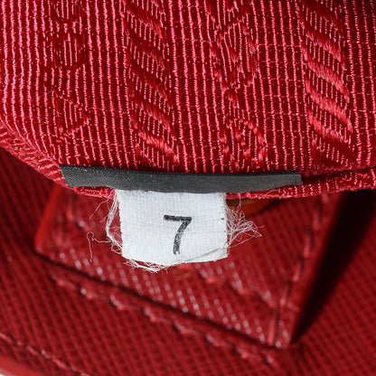 Prada Saffiano Lux Large Tote Fuoco 10 of 11