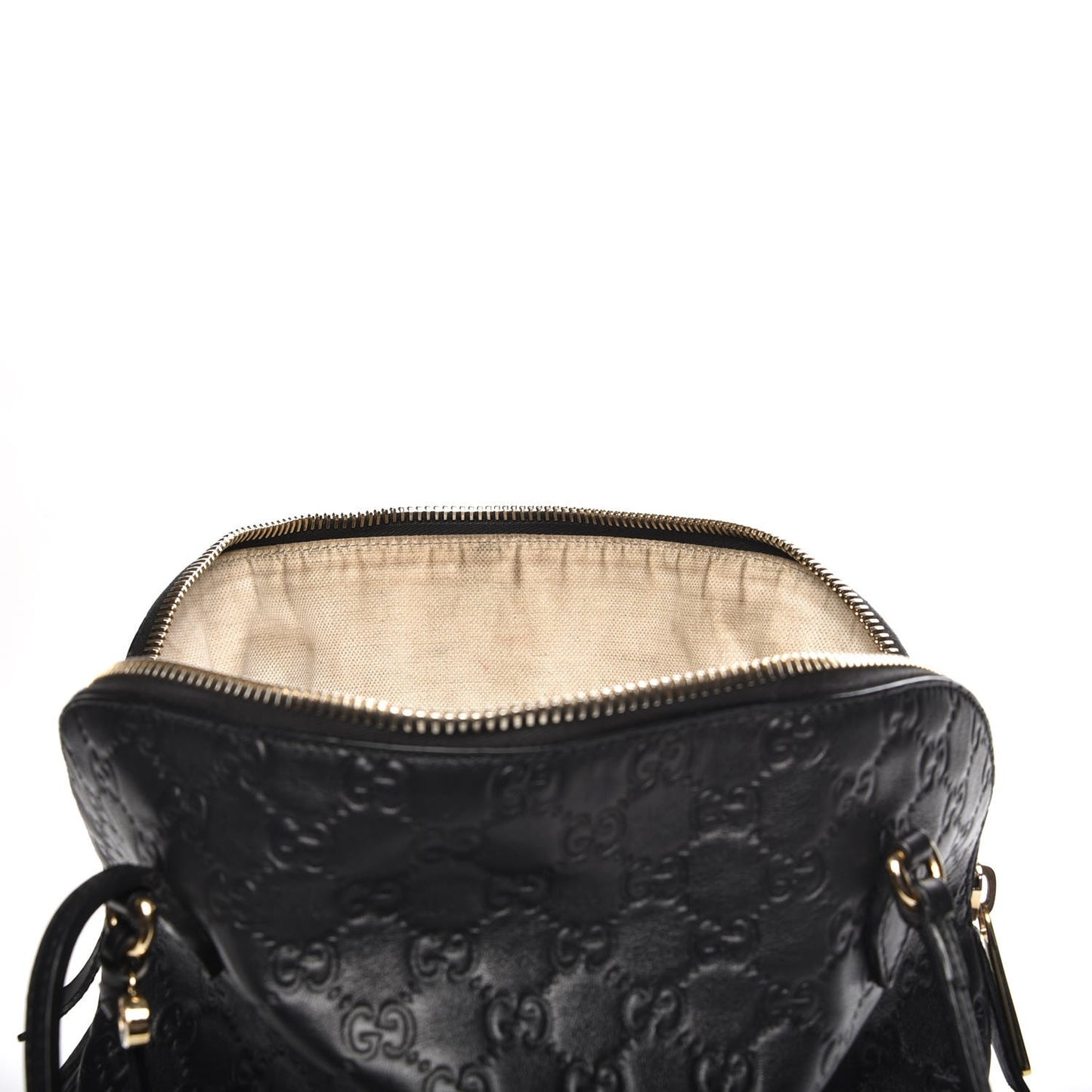 Guccissima Medium Bree Shoulder Bag Black