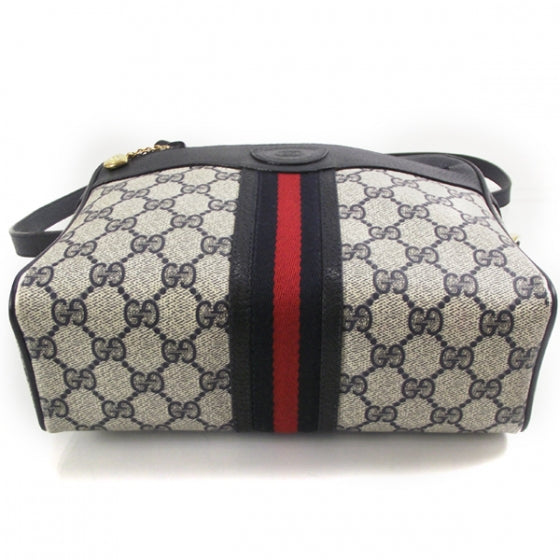 Monogram Web Shoulder Bag Navy