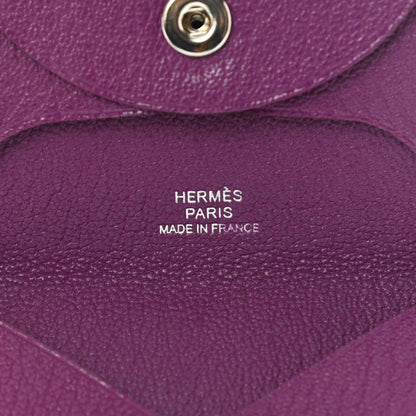 Hermes Chevre Mysore Bastia Coin Purse Anemone 6 of 10
