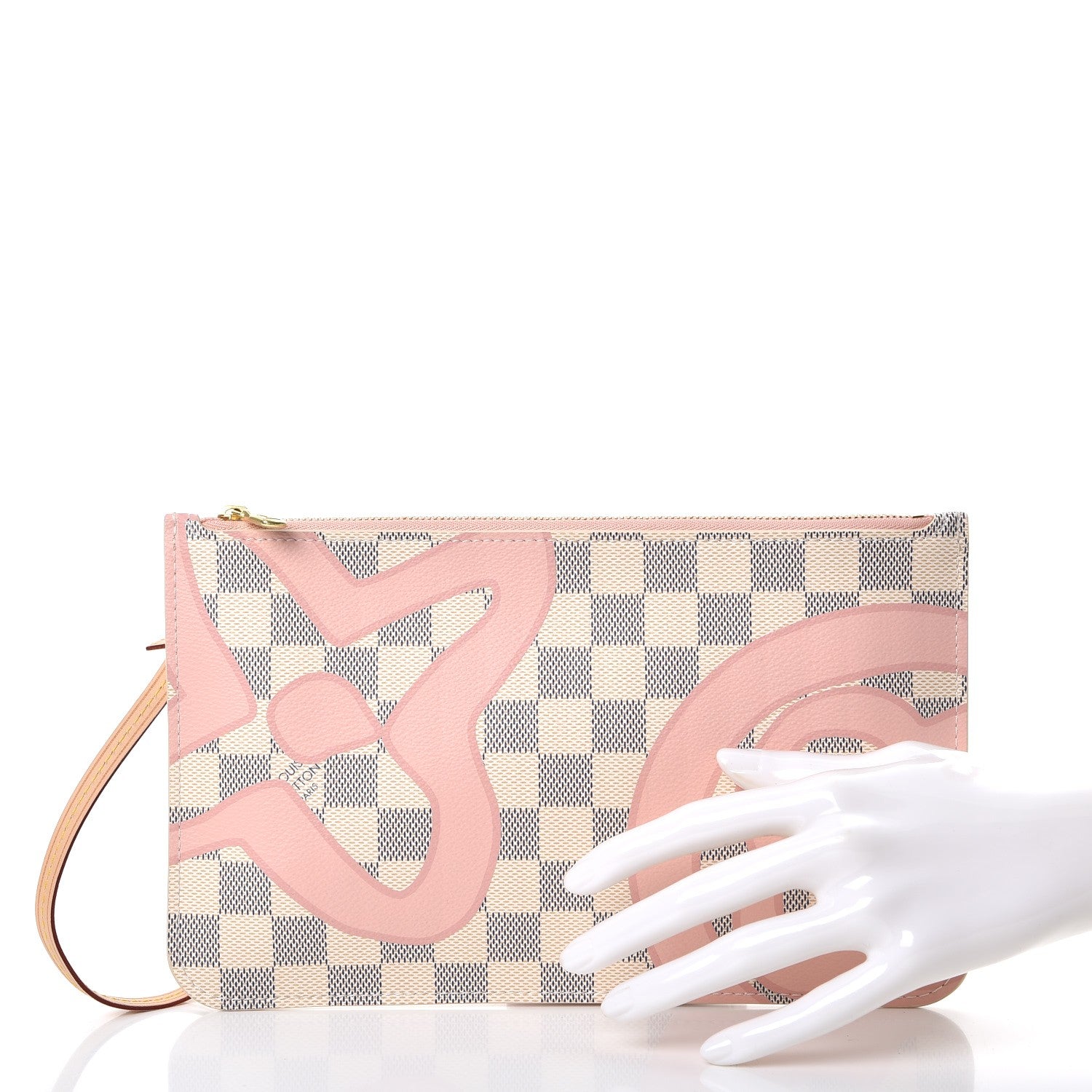 Louis Vuitton Damier Azur Tahitienne Neverfull MM GM Pochette 2 of 8